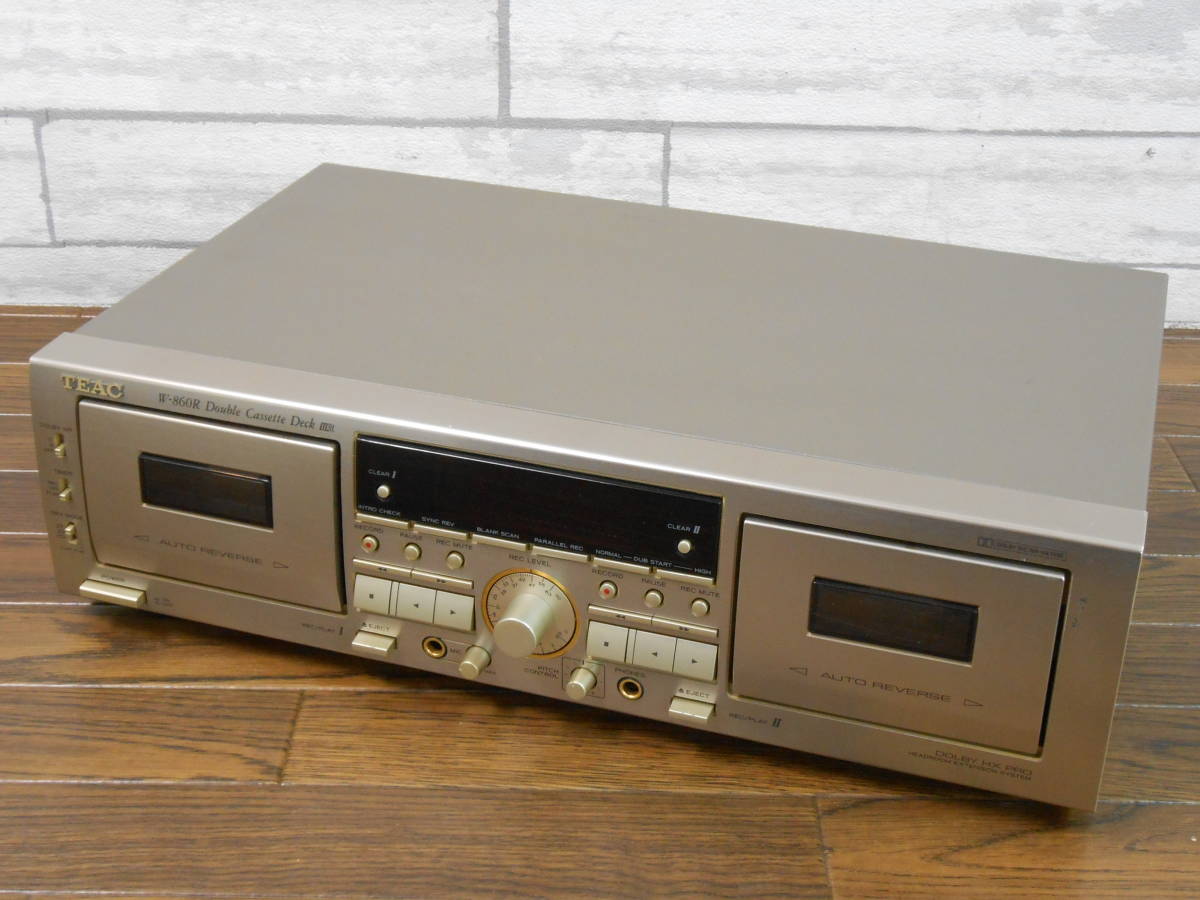 TEAC/ティアック】 ダブルカセットデッキ W-860R 【公式通販】