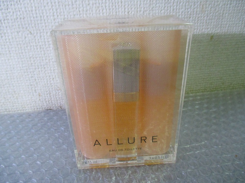 【新品未開封】CHANEL アリュール オードトワレ 15ml×3本セット 多数販売 【□CHANEL シャネル ALLURE アリュール EAU DE TOILETTE