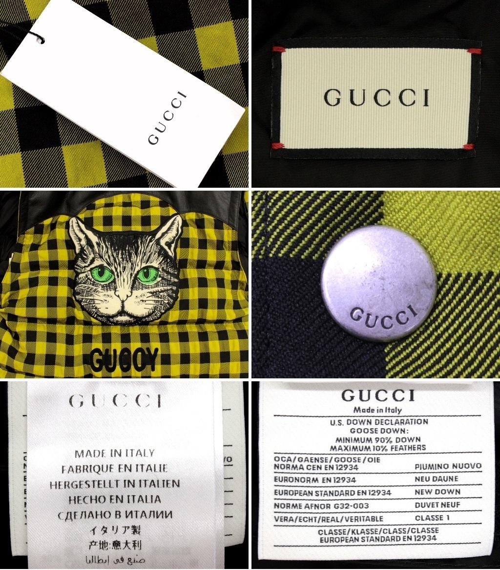 45万新品◇54＝XL◇GUCCIグッチ◇GUCCY◇ミスティックキャット2way