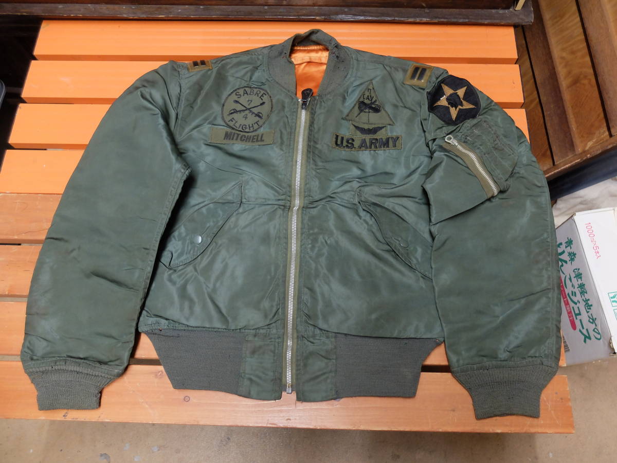 L-2B フライトジャケット USAF 米軍実物 ミリタリー 60s L-2B資料 MIL 