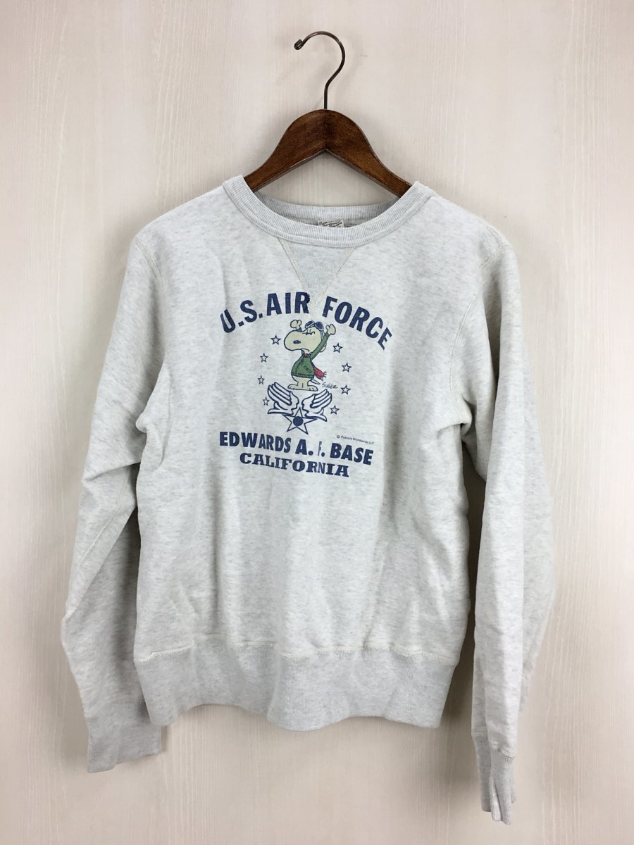 【格安，定番】 Buzz Rickson&rsquo;s スウェット/M/コットン/グレー/スヌーピー/U.S.AIR FORCE/ガゼット/(スウェット)｜売買されたオークション情報、yahooの商品情報をアーカイブ公開 - オークファン スウェット