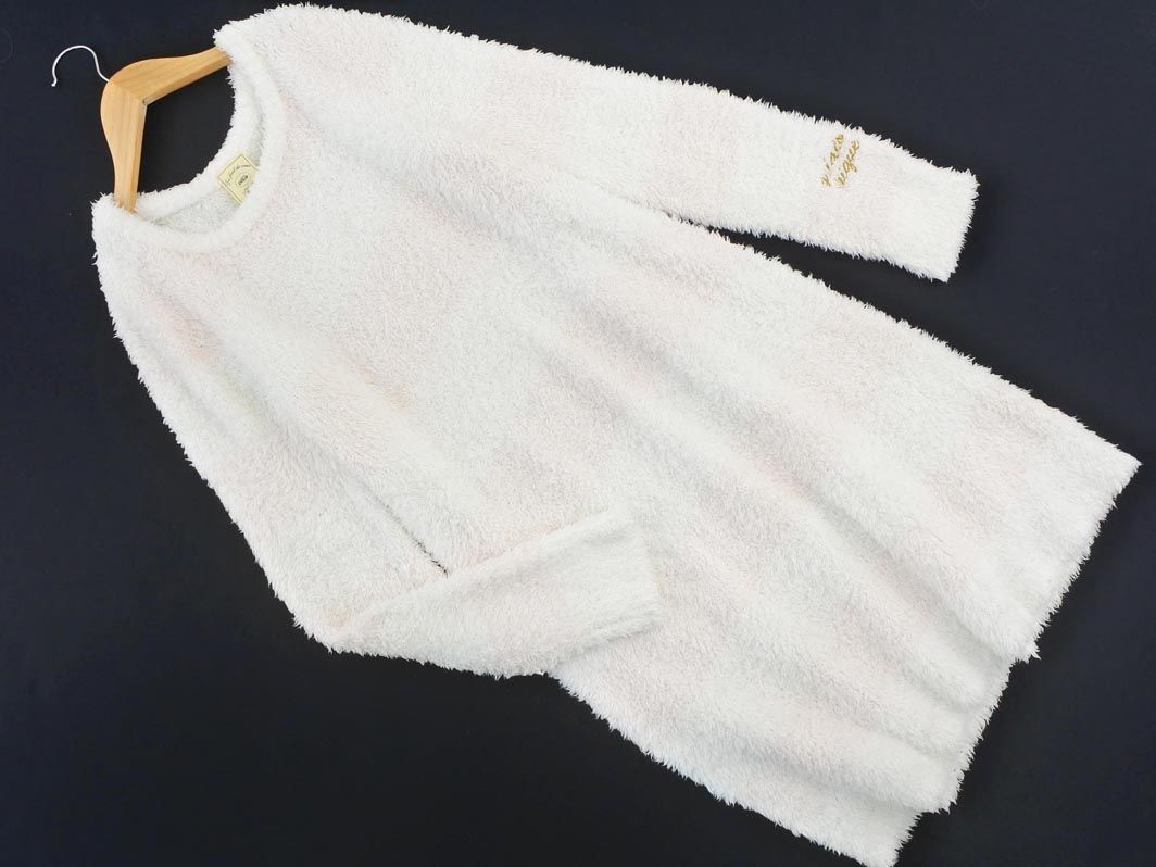 Gelato Pique ジェラートピケ もこもこ ワンピース ルームウェア Sizef 白ｘピンク Ajc3 ジェラートピケ 売買されたオークション情報 Yahooの商品情報をアーカイブ公開 オークファン Aucfan Com