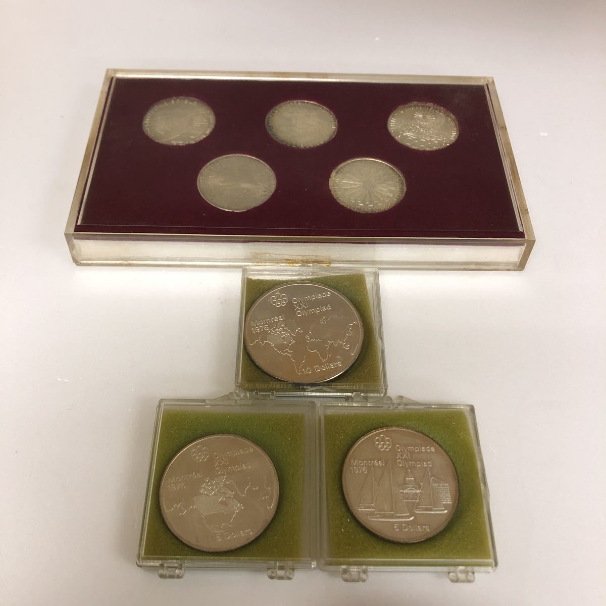 記念銀貨 モントリオールオリンピック 第21回 1976年 カナダ 10ドル・5