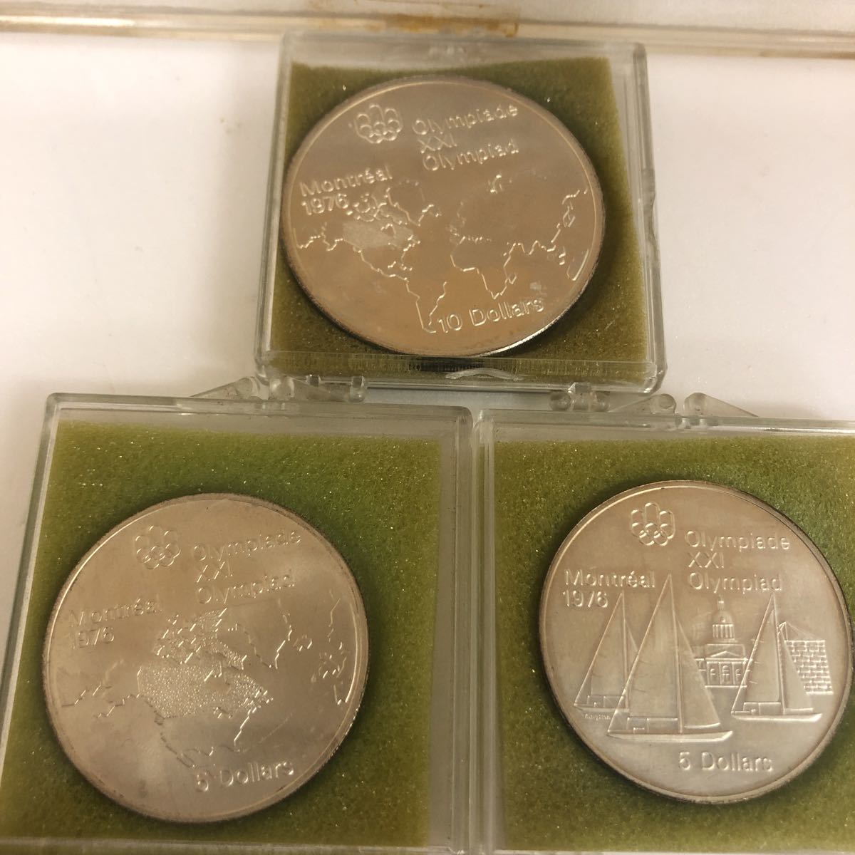 記念銀貨 モントリオールオリンピック 第21回 1976年 カナダ 10ドル・5