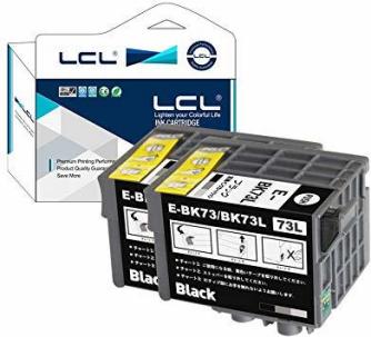 2個 ICBK73L 2K EPSON用 エプソン用 ICBK73L（2パック ブラック） 顔料 互換インクカートリッジ 対応機_1