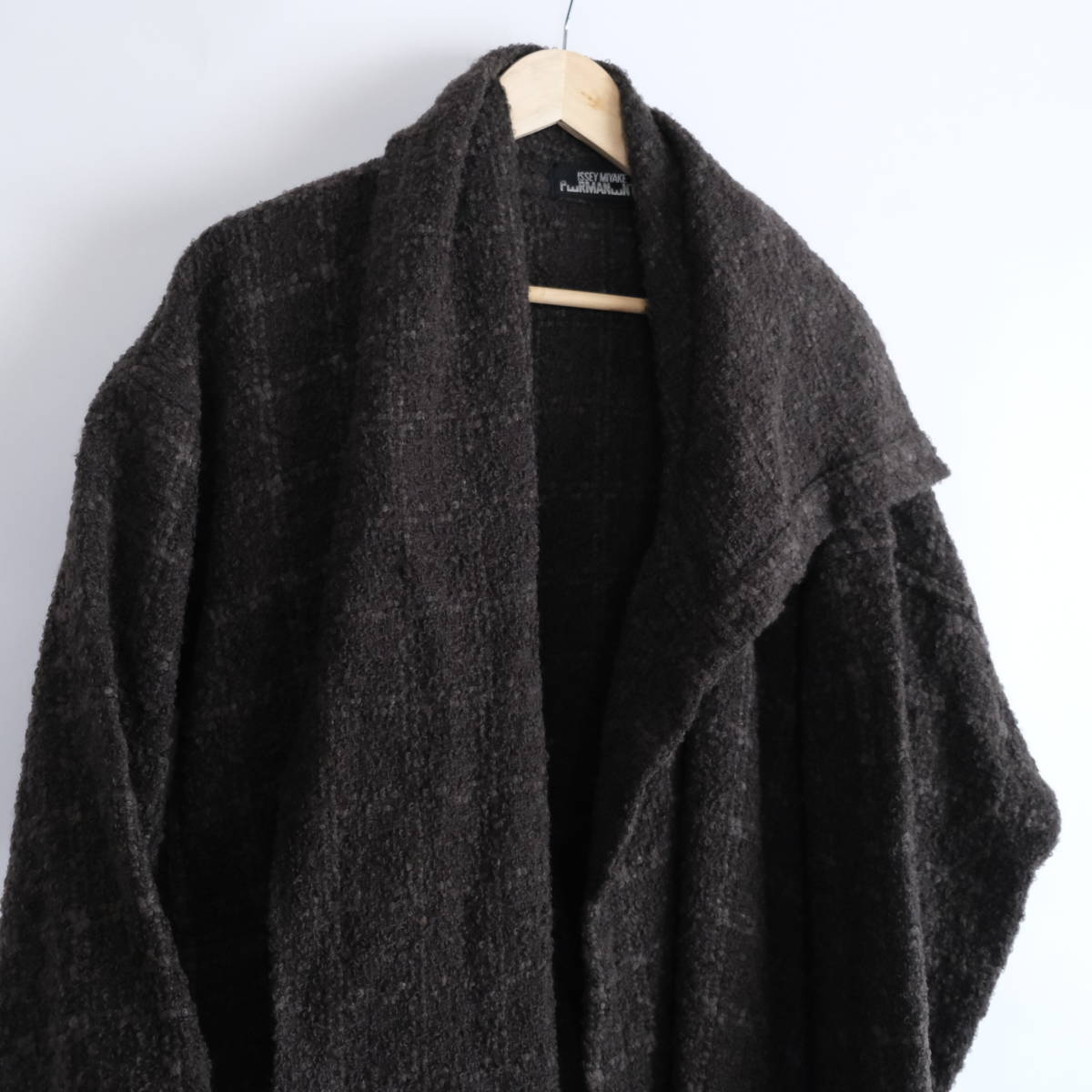 未使用【 ISSEY MIYAKE PERMANENTE 】イッセイミヤケ ウール オーバー 