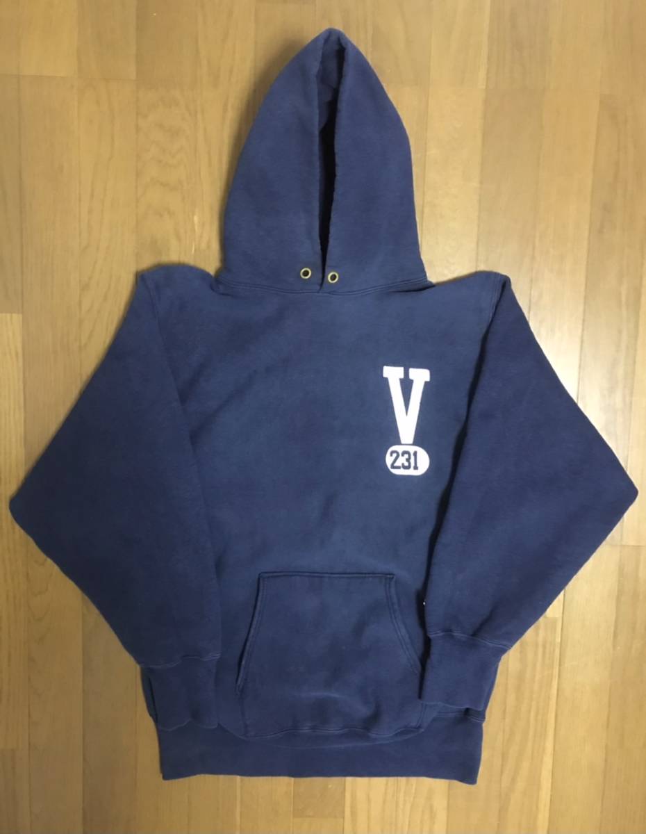 美品】90年代 USA製 champion リバースウィーブ パーカ ネイビー XL 美品】90年代 USA製 champion リバースウィーブ パーカ ネイビー XL