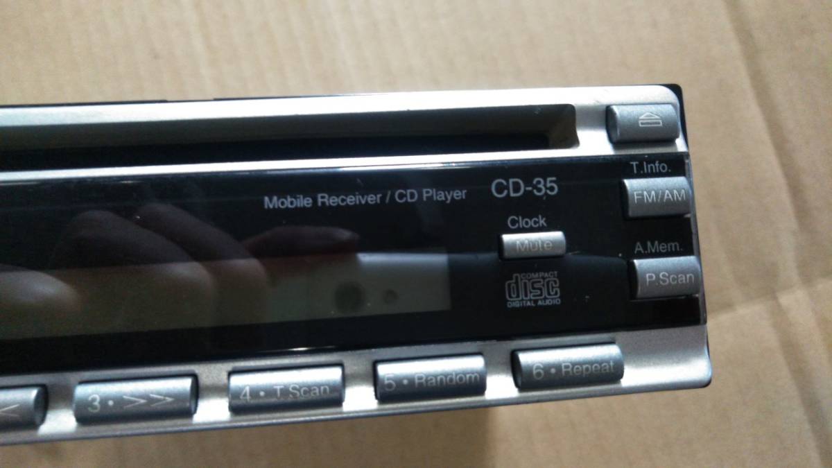 ナカミチ CD-35 Mobile Receiver/CDプレイヤー/CDデッキ 1Dサイズ 電源 