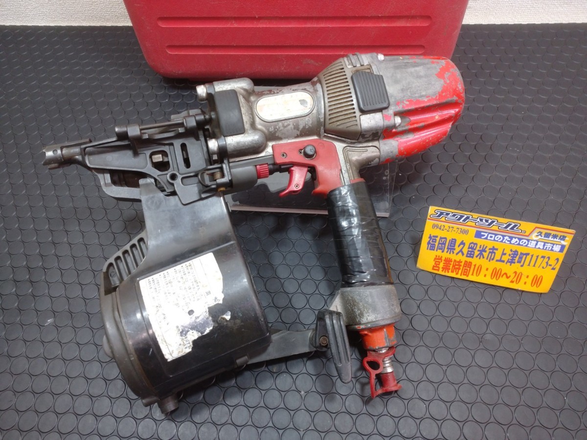 ☆格安スタート☆ 中古 動作品 MAX 100mm高圧ロール釘打機 HN-100 