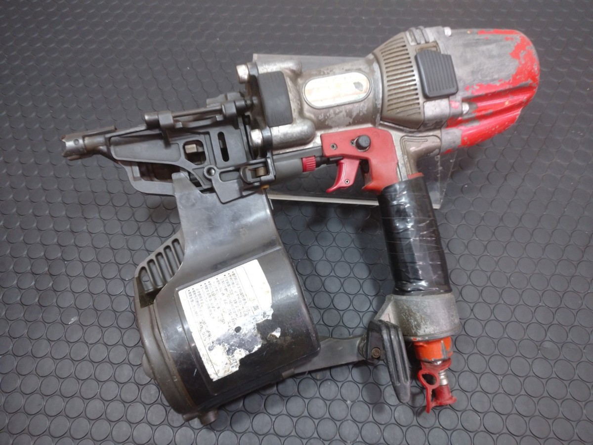 ☆格安スタート☆ 中古 動作品 MAX 100mm高圧ロール釘打機 HN-100 