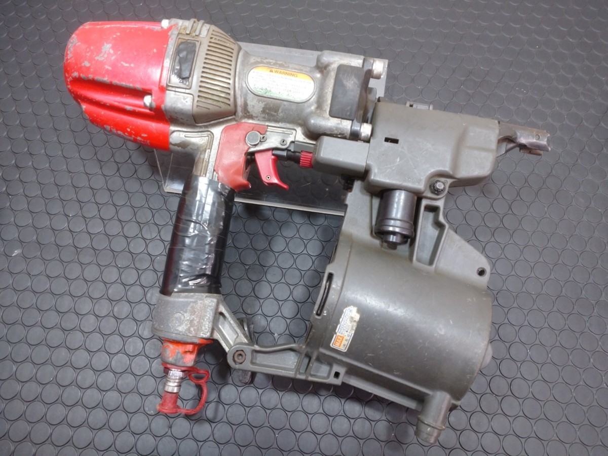 ☆格安スタート☆ 中古 動作品 MAX 100mm高圧ロール釘打機 HN-100 