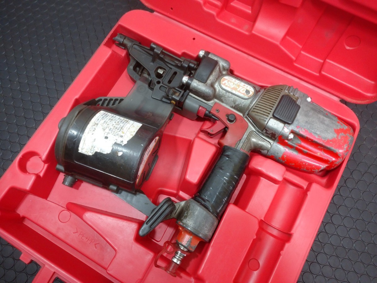 ☆格安スタート☆ 中古 動作品 MAX 100mm高圧ロール釘打機 HN-100 