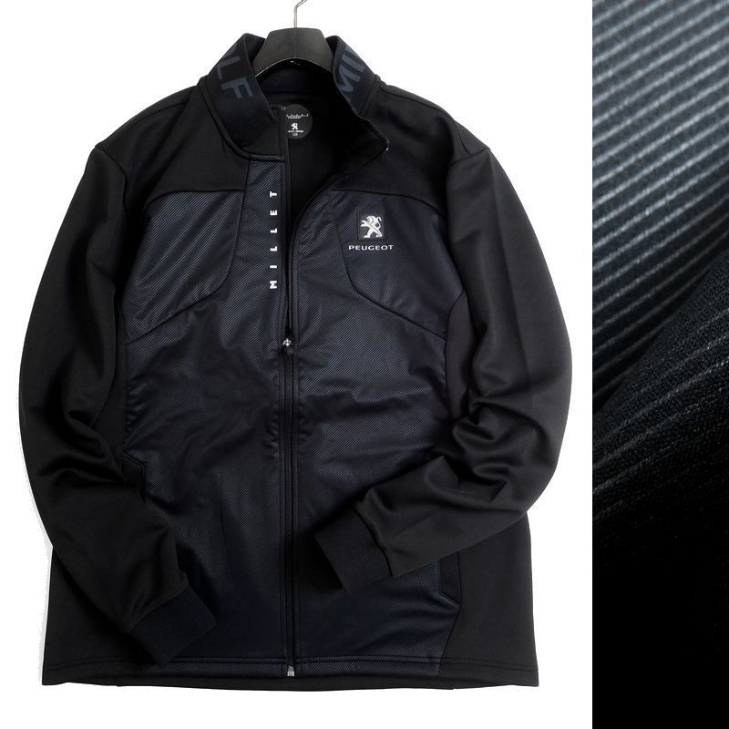 【低価，人気】 MILLET GOLF &times; PEUGEOT ミレー ゴルフ プジョー フロントパネル切替 ストレッチ ブルゾン ゴルフウェア 00816 黒 95/M 031 bus2545d(その他)｜売買されたオークション情報、yahooの商品情報をアーカイ ジャンパー、ジャケット