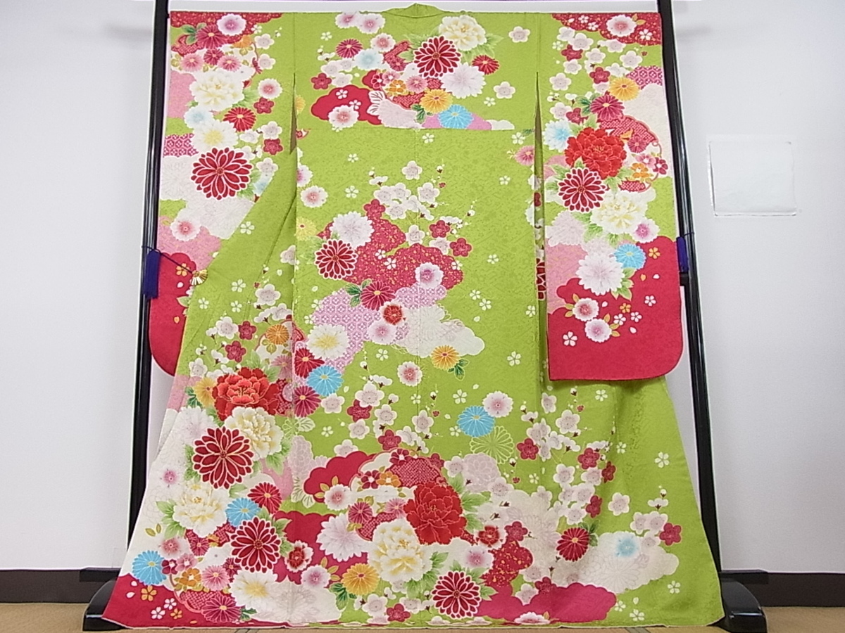 金彩 駒刺繍 平和屋着物□豪華振袖 平和屋2□豪華振袖 雪輪