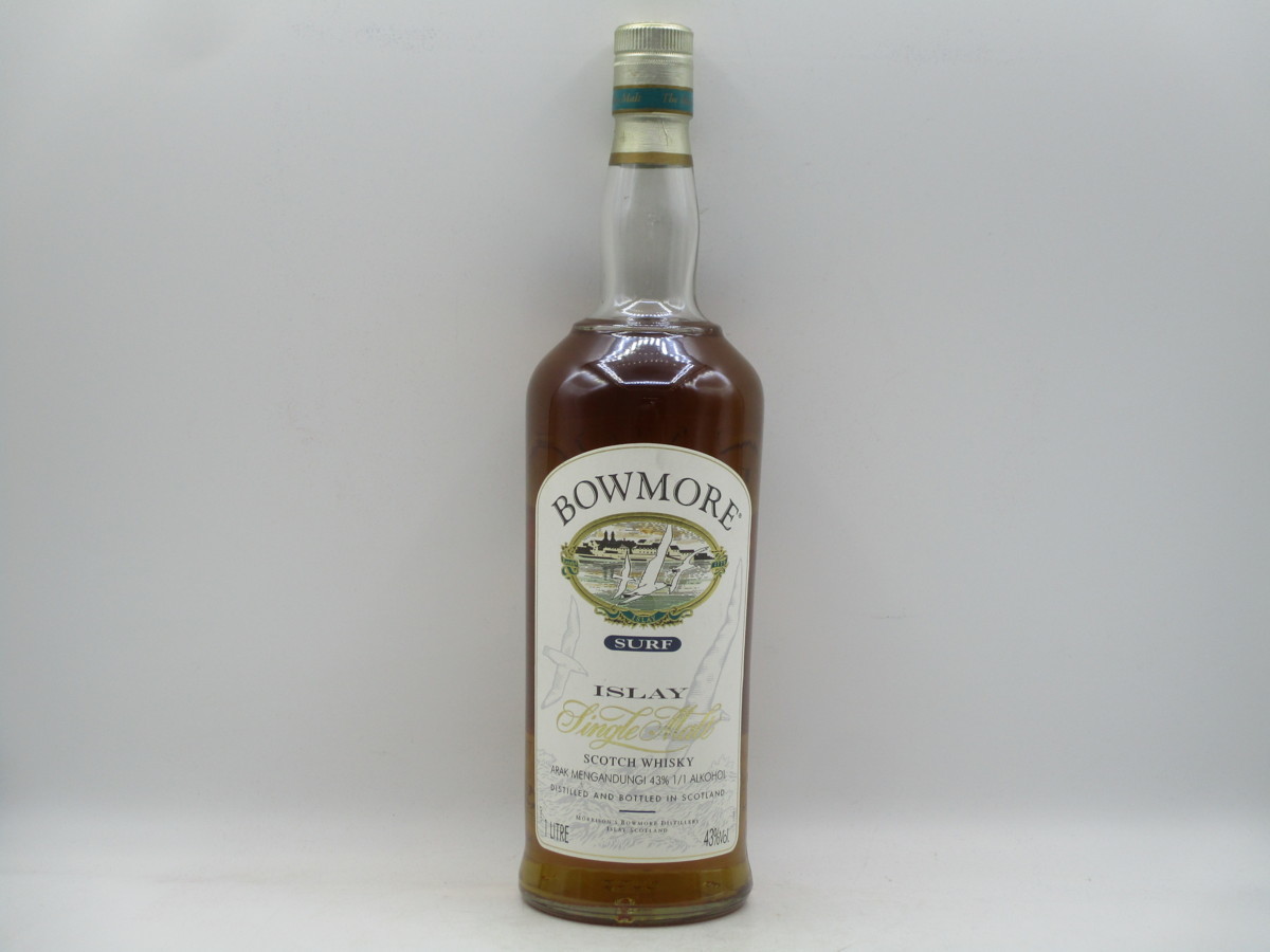 Surf BOWMORE サーフ 1000ml ボウモア 750ml ・ボウモア Bowmore Islay