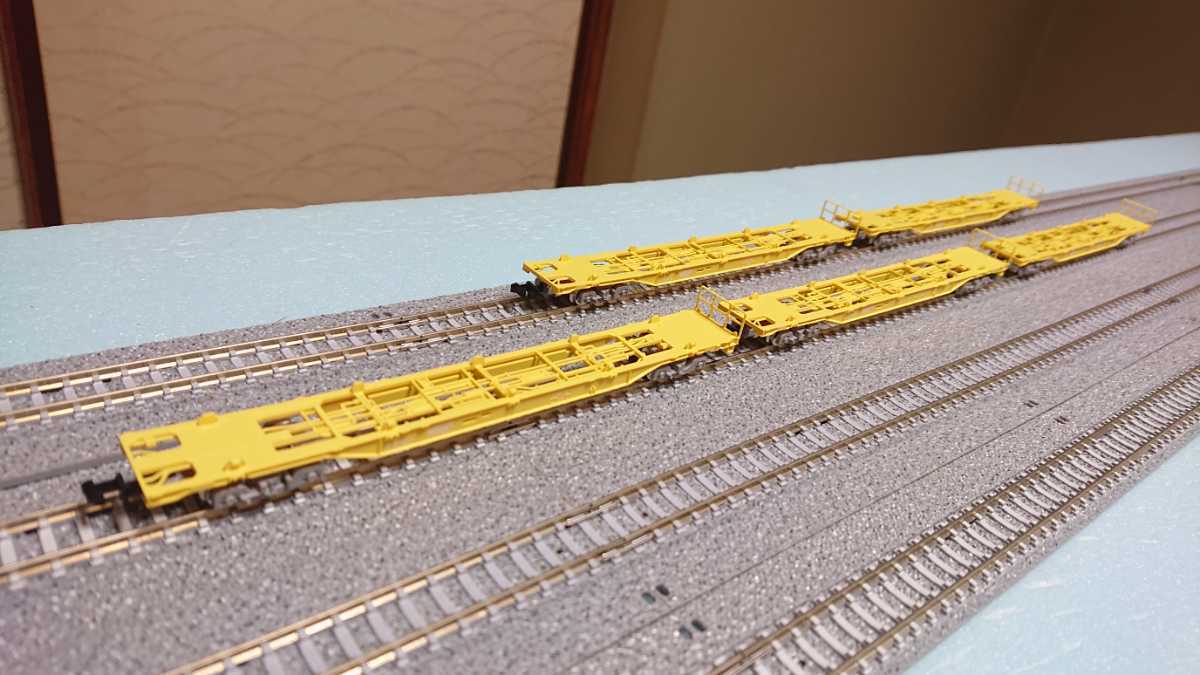 JR 0 TOMIX | Nゲージ コキ110形貨車(コンテナなし)セット 鉄道模型 貨車 コキ110形 セット コキ110形貨車（コンテナなし）セット｜製品情報｜製品検索｜鉄道 コンテナなし トミーテック(TOMYTEC) 黄色（からし色）のコキ110（コンテナなし） TOMIX[98234] コキ110形貨車(コンテナなし)5両セット