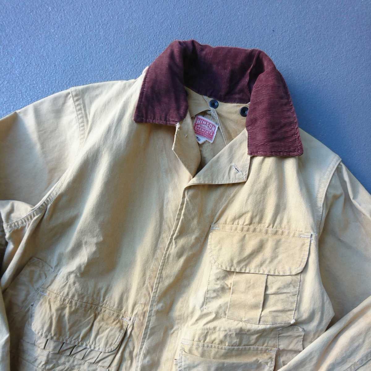 40's - ハンティング Hinson 50s HINSON 50年代 Service ビンテージハンティングジャケット Fresh 犬タグ ヒンソン jacket “HINSON” ハンティングジャケット |ヴインテージ古着屋