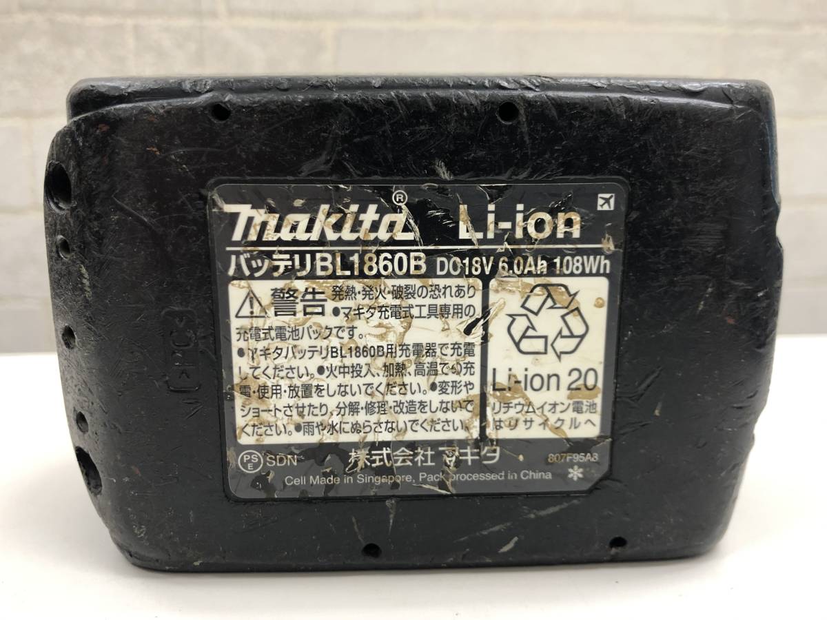 マキタ 純正 18V makita BL1860B 6.0Ah リチウムイオンバッテリー Makita バッテリー 2個 Li-ion リチウムイオンバッテリ 純正リチウムイオンバッテリー 未使用 B 安い商品