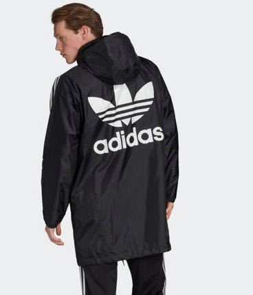 Adidas アディダス ジャケット メンズロングウィンドブレーカー Fl0011 黒白 L ジャンパー ブルゾン 売買されたオークション情報 Yahooの商品情報をアーカイブ公開 オークファン Aucfan Com