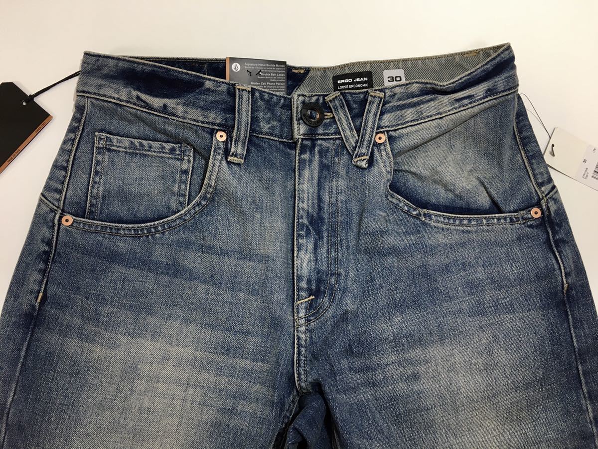 VOLCOM ボルコム A19118JBLTB メンズ30インチ デニムパンツ ErgoⅡ 