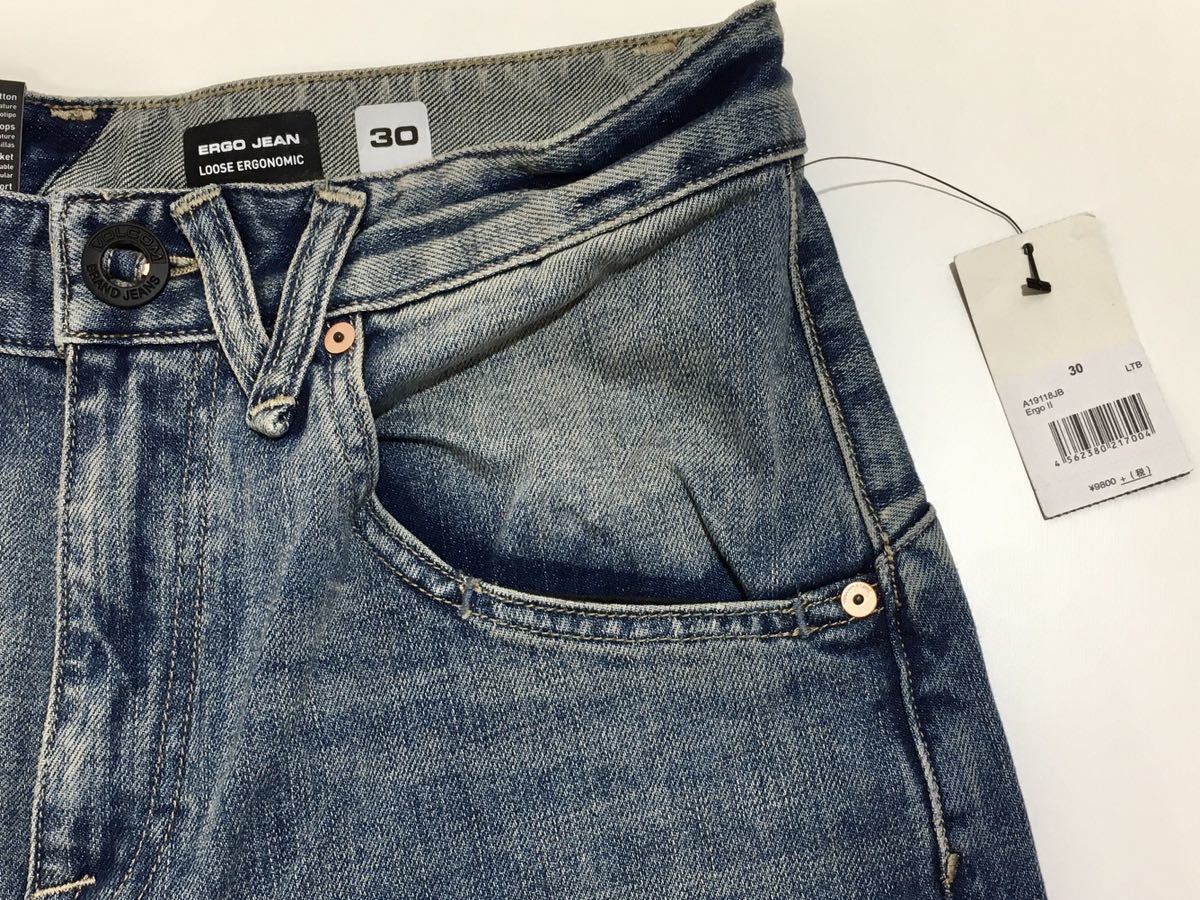 VOLCOM ボルコム A19118JBLTB メンズ30インチ デニムパンツ ErgoⅡ 