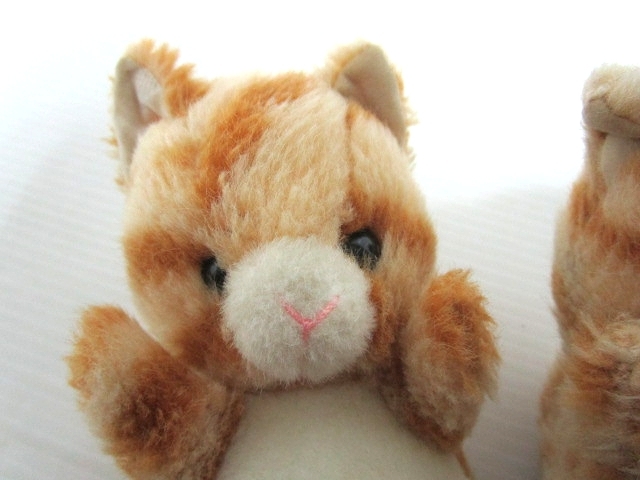 必見！【昭和レトロ ファースト社 ネコのぬいぐるみ 2点 ねこ いたずら