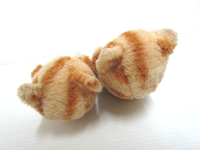 必見！【昭和レトロ ファースト社 ネコのぬいぐるみ 2点 ねこ いたずら