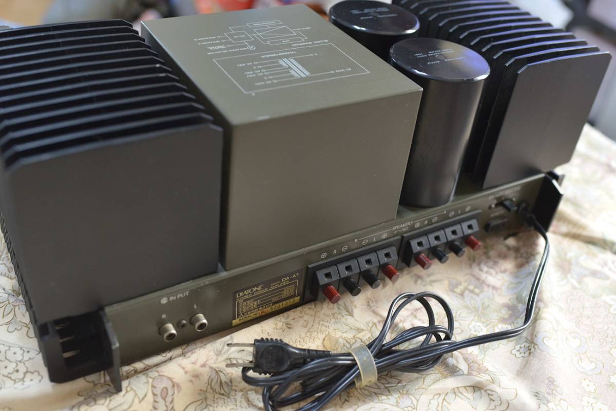DIATONE ステレオパワーアンプ ダイヤトーン DA-A100 ステレオ パワー 