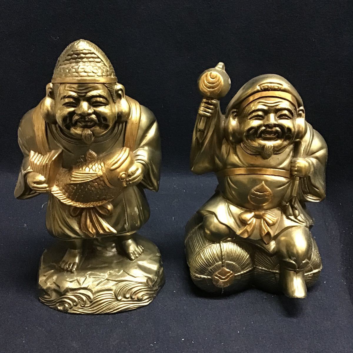 縁起物 大黒天 七福神 大黒天像 開運 鉄鋳物製 大黒像 大黒様 金属