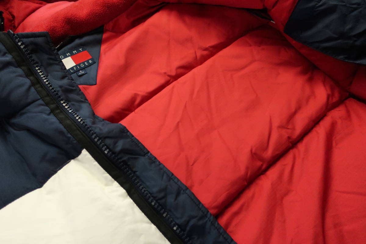 90's TOMMY HILFIGER ビッグフラッグ ダウン ジャケット パーカー