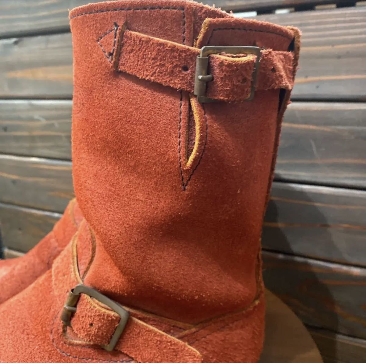 ☆ Wesco BOSS☆ ウエスコ ボス 9C 赤茶 ラフアウト エンジニアブーツ 