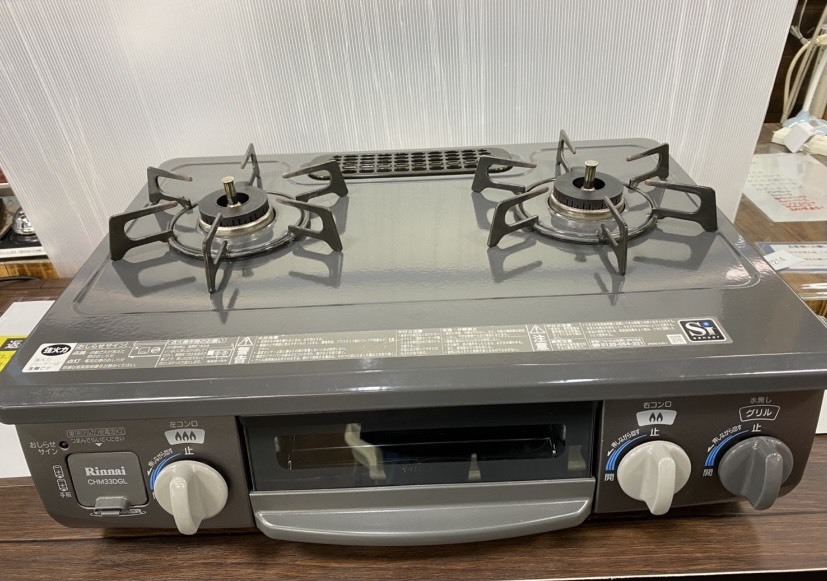 R38023 Rinnai リンナイ ガステーブル CHM33DGL 左強火 LPガス用(ガス 