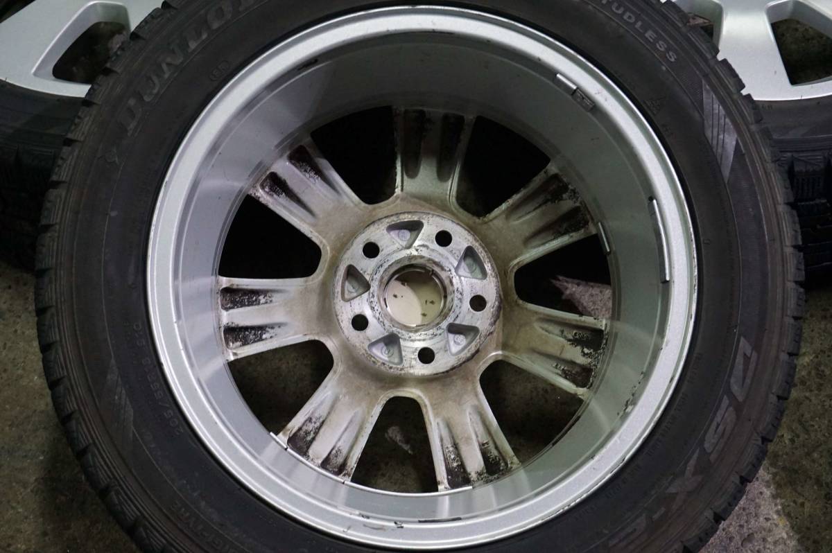 販売での到着 即決 深溝 ダンロップ DSX2 205/55R16 アウディ純正 6.5J 