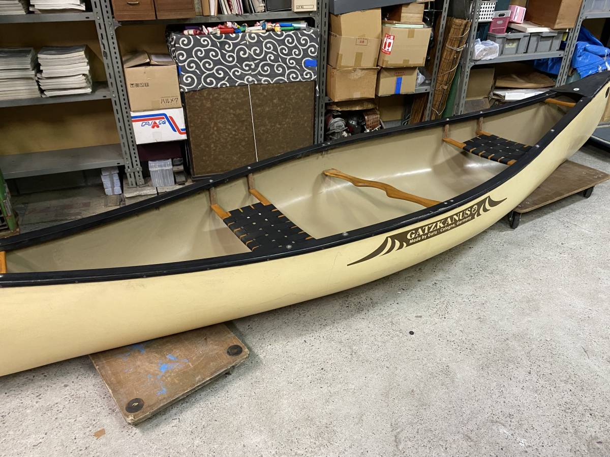  Gatz Mink ガッツミンク カナディアンカヌー ガッツカヌー カヤック 全長約4ｍ 横約93cm 引き取り月曜日限定 さいたま市緑区付近(カヌー)｜売買されたオークション情報、yahooの商品情報をアー カヌー