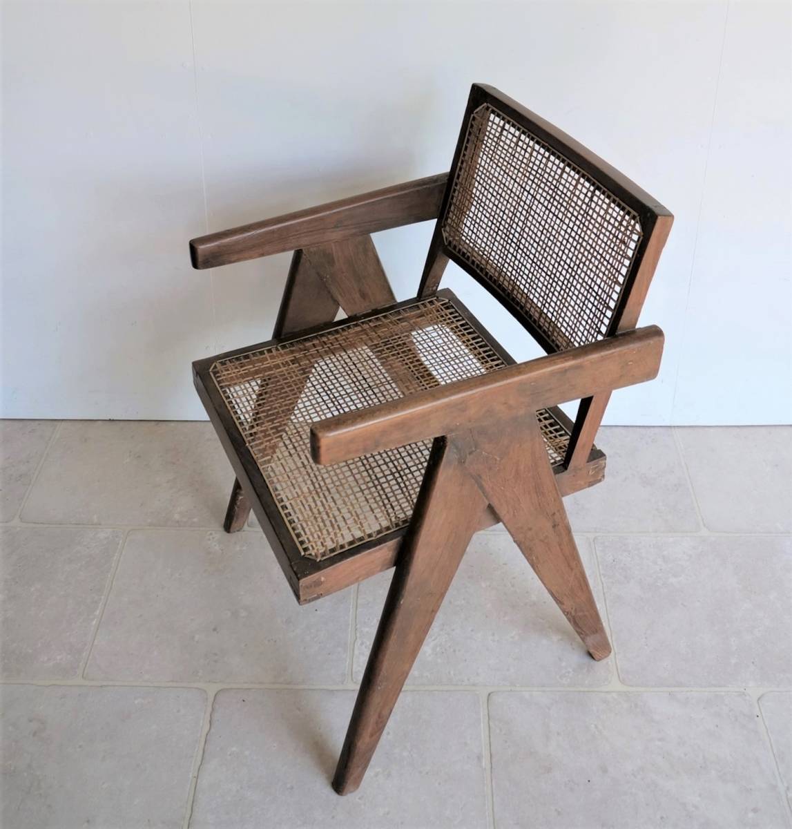 Pierre Office Jeanneret Chair Chairs | of Capitol Cane Pair PIERRE