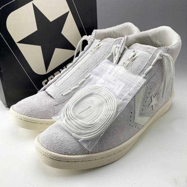  nonnative &times; converse PRO-LEATHER HI / NN WHITE US10 28cm ナノユニバース コンバース プロレザー ホワイト(28.0cm)｜売買されたオークション情報、yahooの商品情報をアーカイブ公開 - オークファン 28.0cm