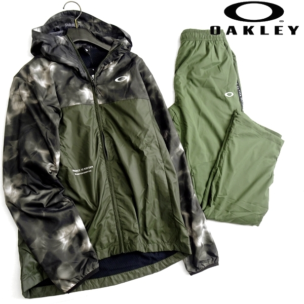  OAKLEY オークリー 定価1.7万 SOLOTEX 保温 撥水 防風 ウィンドブレーカー パーカー パンツ セットアップ 緑 L 822/656 040 kkf0528b(その他)｜売買されたオークション情報、yahooの商品情報をアーカイブ ジャージ