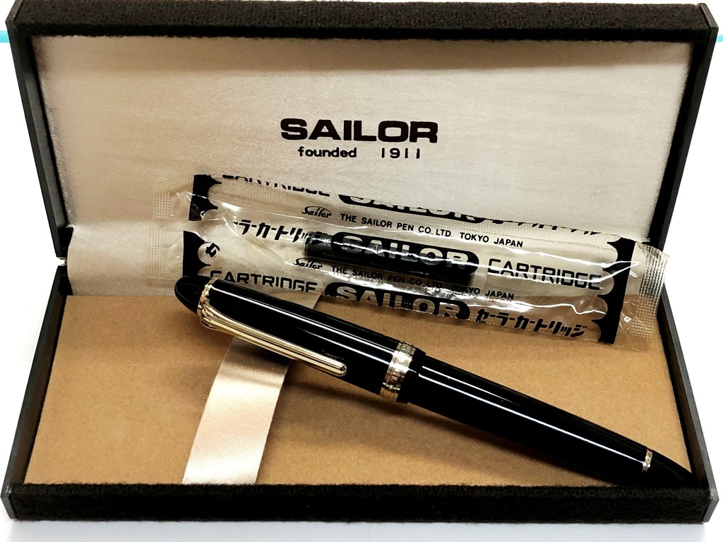⑤ SAILOR TIGP セーラー 万年筆 箱付き　当時物 ⑤ SAILOR TIGP セーラー 万年筆 箱付き 当時物 セーラー 万年筆