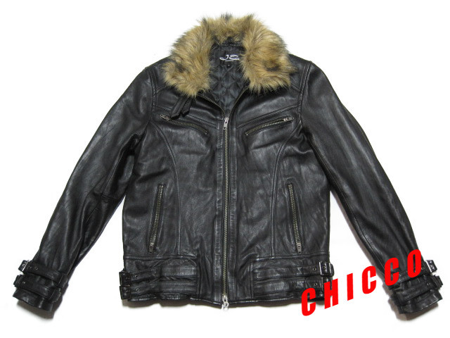 即決☆美品 4号≒LL JACKROSE ジャックローズ シングル ライダース 