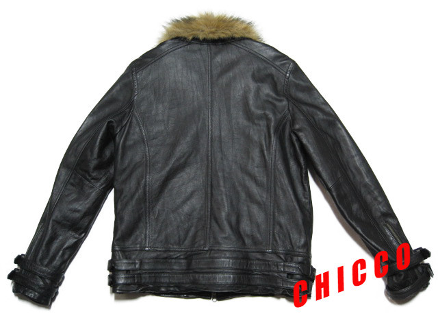 JACKROSE ジャックローズ　サイズ4 ラムレザー シングル ジャケット美品 即決☆美品 4号≒LL JACKROSE ジャックローズ シングル ライダース