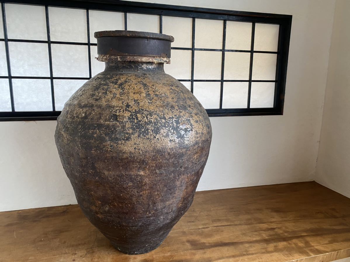大特価 備前焼 信楽焼 大きな壺 陶芸