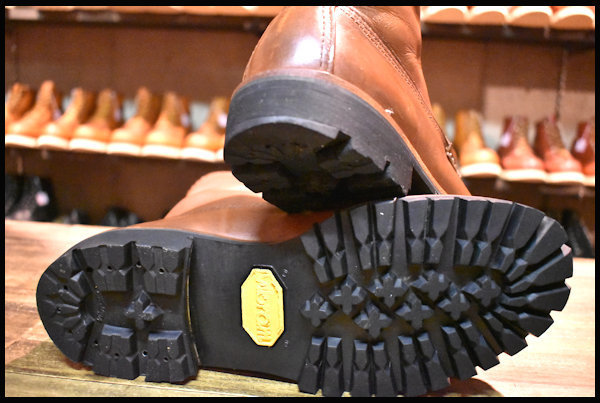 Russell Moccasin ラッセルモカシン 青タグ レザー ブーツ 7EE 良品 青タグ】RUSSELL MOCCASIN ラッセルモカシン ハイカー ブーツ