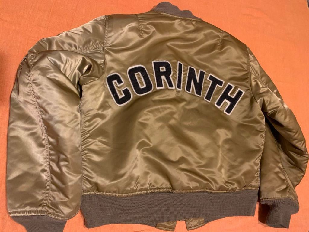 【希少★レア】⁠USA製 コリンス MA-1 フライトジャケット ヴィンテージ CORINTH MA-1 フライトジャケット USA製 1990年代製 希少品 ジャケット