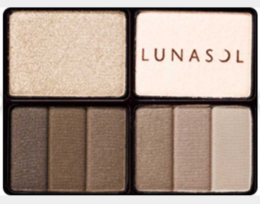 ☆LUNASOL☆ ルナソル フェザリースモーキーアイズ 01 Smoky Beige