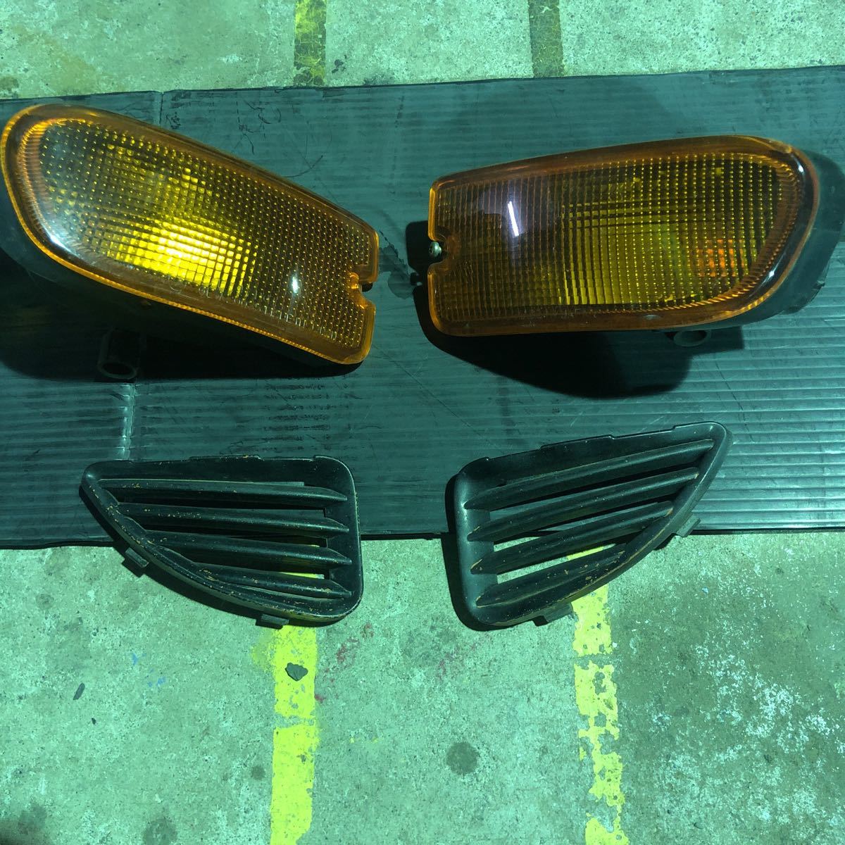インプレッサ STI GC8 GF8 後期 左右ウインカー セット ダクト付き