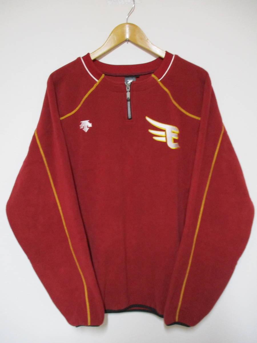 支給品 デサント 東北楽天イーグルス ハーフジップフリース XL-2XL