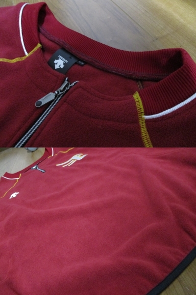 支給品 デサント 東北楽天イーグルス ハーフジップフリース XL-2XL