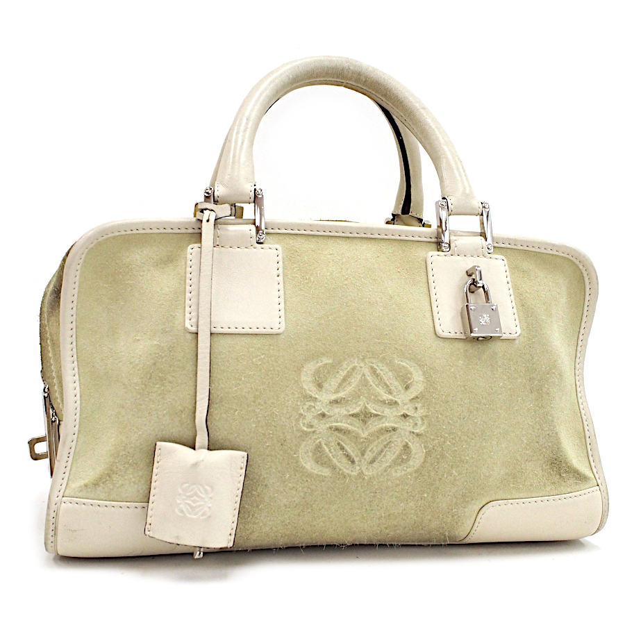 LOEWE ロエベ ハンドバッグ アナグラム ロゴ 2way 南京錠 アイボリー 1 