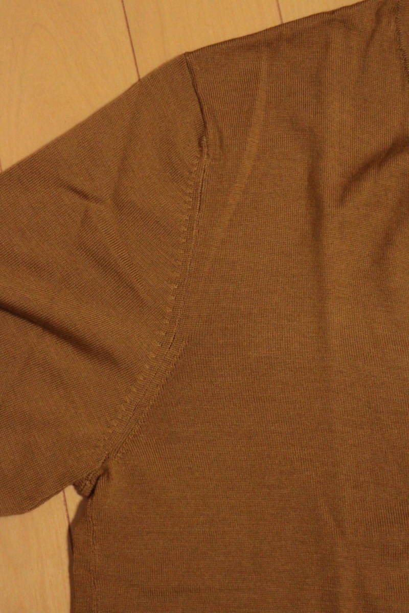 セール TOMORROWLAND セーター ニット tricot メンズ モス シルク カシミヤ Vネック トゥモローランド⁂ハイゲージニット ハイネックプルオーバー ヤクキャメル （ニット・セーター （ニット メランジニット