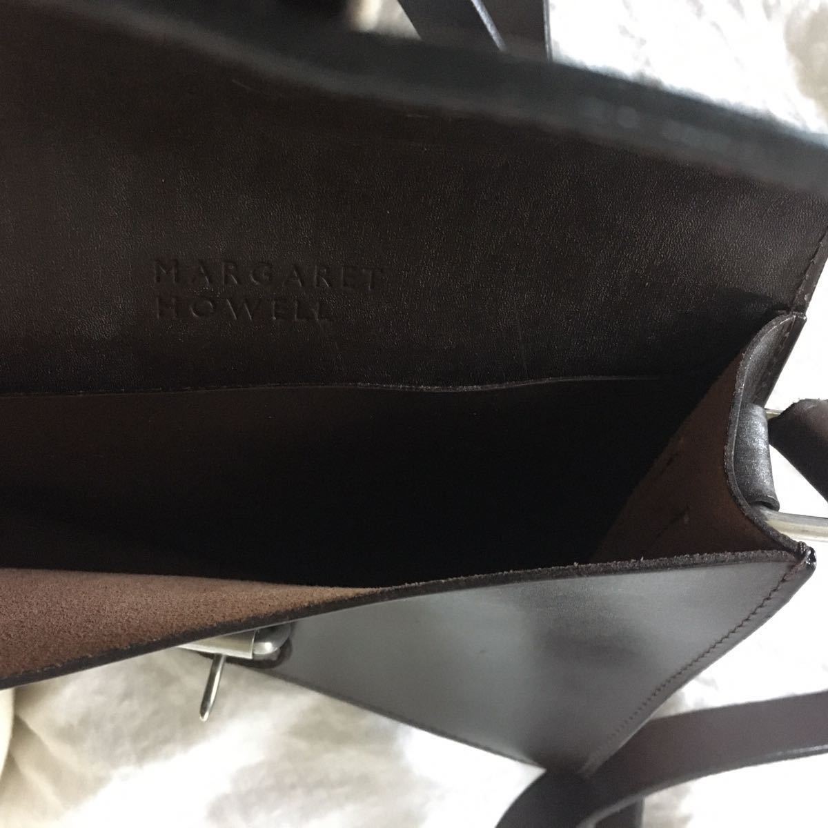 超美品】マーガレットハウエル×ホワイトハウスコックス レザーバッグ
